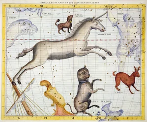 Constellation de Monoceros avec Canis Major et Minor, planche 13 de 